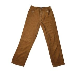 PacSun Mom Jeans Corduroy Brown High Rise Straight Leg Women's Size 27